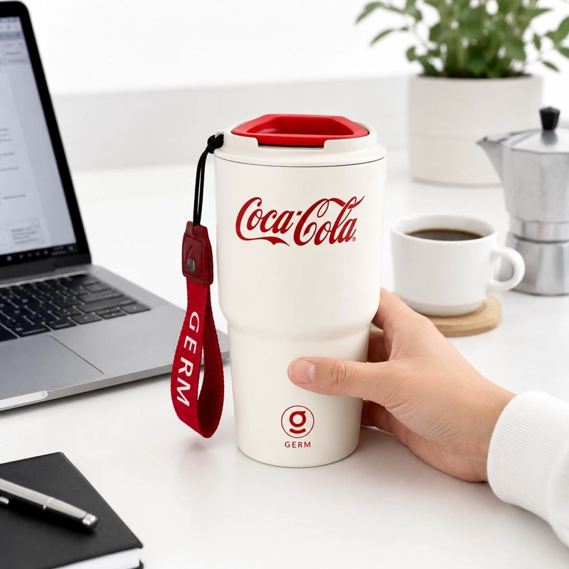 VASO TE RMICO MUG GERM COCA-COLA 590ML WHITE EDITION - 5