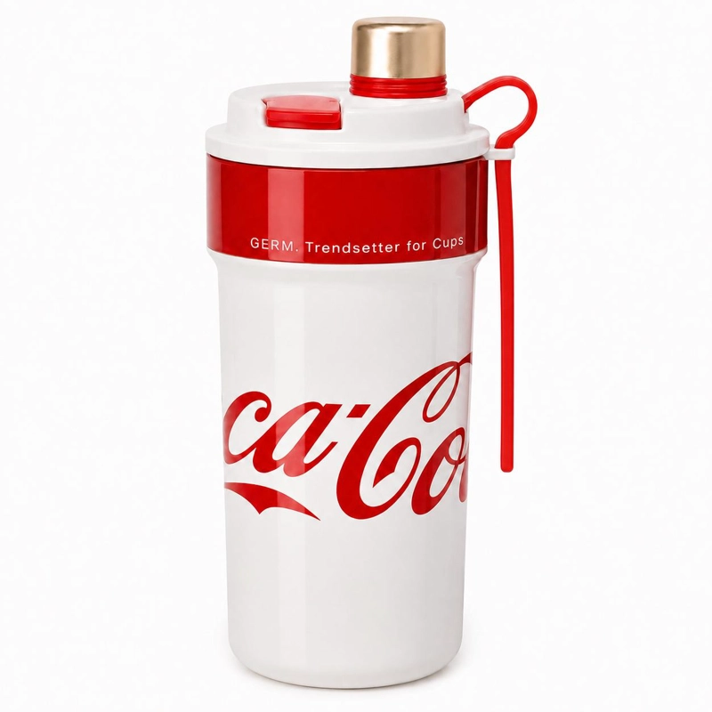 VASO TE RMICO MUG GERM COCA-COLA ACERO INOXIDABLE 650ML WHITE - 1