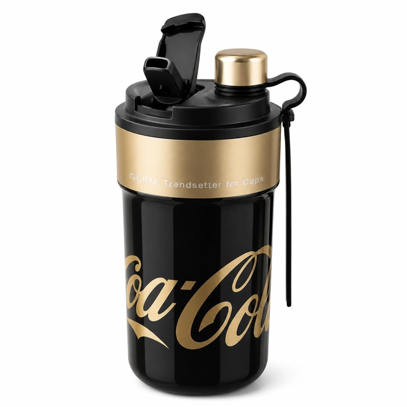 VASO TE RMICO MUG GERM COCA-COLA ACERO INOXIDABLE 650ML BLACK - 2