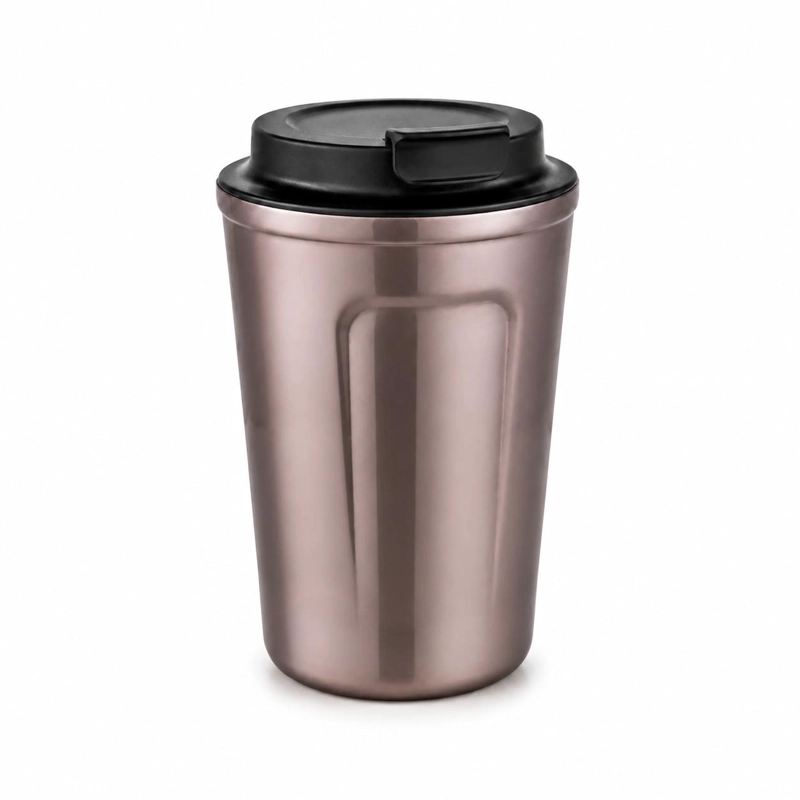 VASO TERMICO MUG THERMOS ROSE GOLD  ACERO INOXIDABLE 350ML - 6