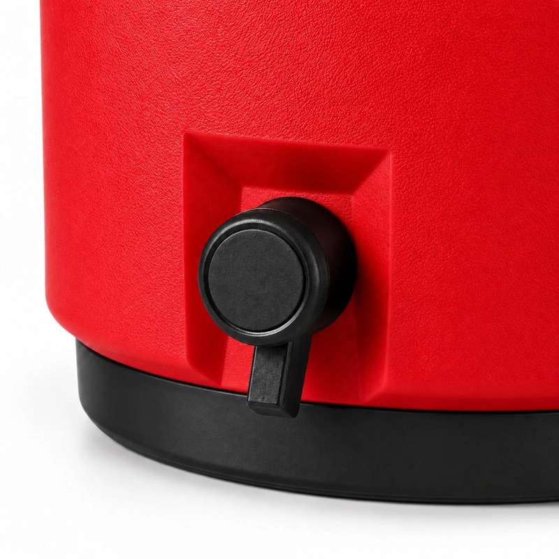 MAXI TERMO TERMOLAR 12 LITROS ROJO CON LLAVE Y ASA - 5