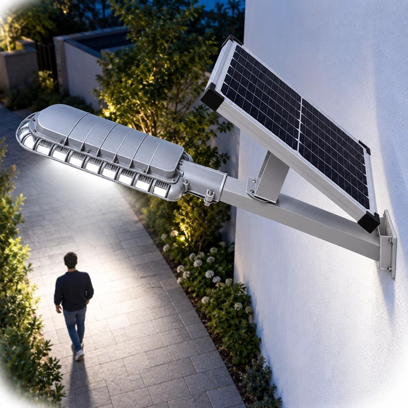 LUMINARIA SOLAR PEATONAL AUSTRAL 400W CON PANEL DE ALTA EFICIENCIA - 4