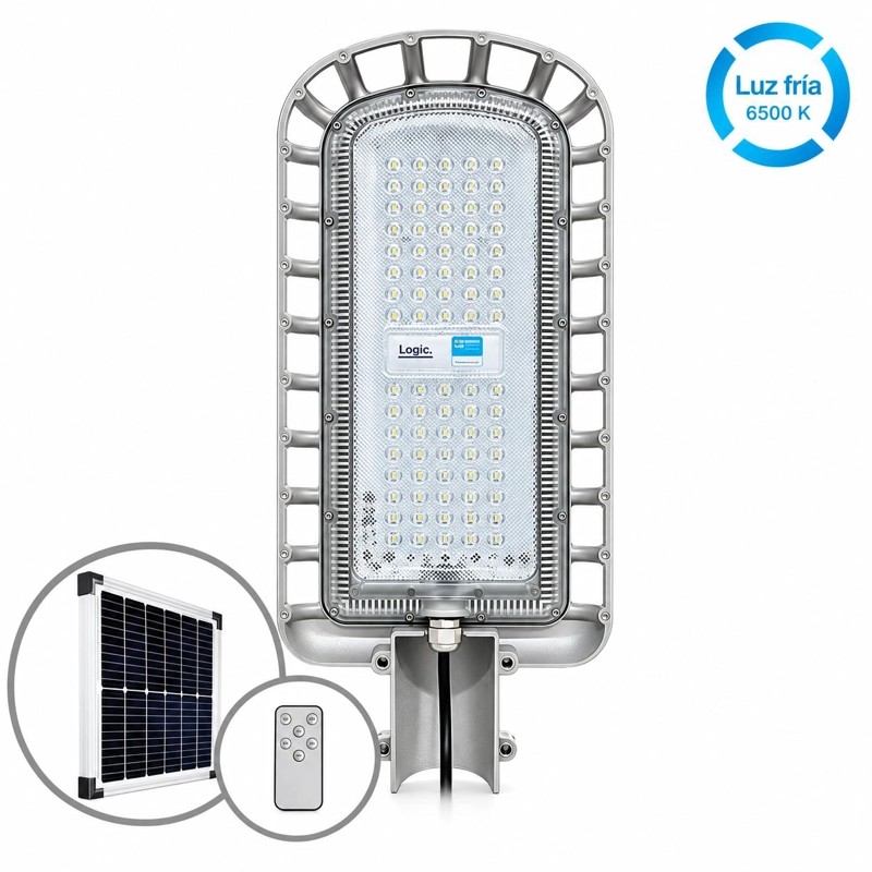 LUMINARIA SOLAR PEATONAL AUSTRAL 400W CON PANEL DE ALTA EFICIENCIA - 5