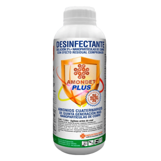 AMONIO CUATERNARIO CON NANO COBRE - AMONDET PLUS (X 60 L) - 1