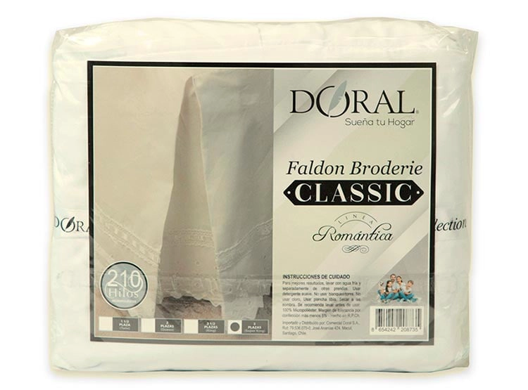 FALDON BRODERIE SUPER KING 3 PLAZAS 210 HILOS - 3