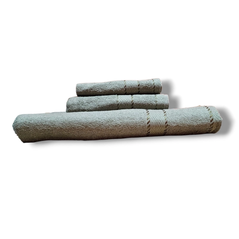 SET TOALLA DE BAÑO, MANO Y CARA 400GR/M4 - 1