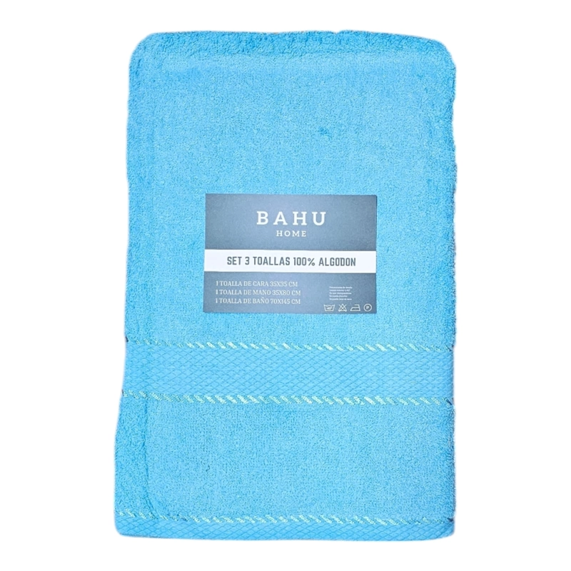 SET TOALLA DE BAÑO, MANO Y CARA 400GR/M4 - 2