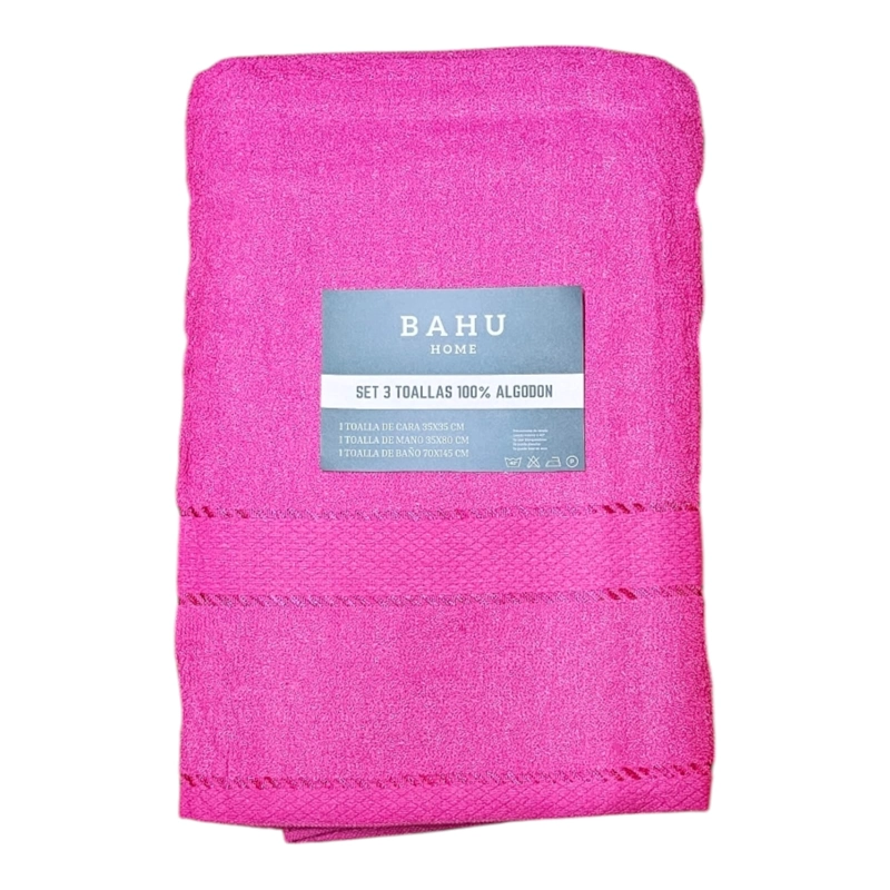 SET TOALLA DE BAÑO, MANO Y CARA 400GR/M4 - 2