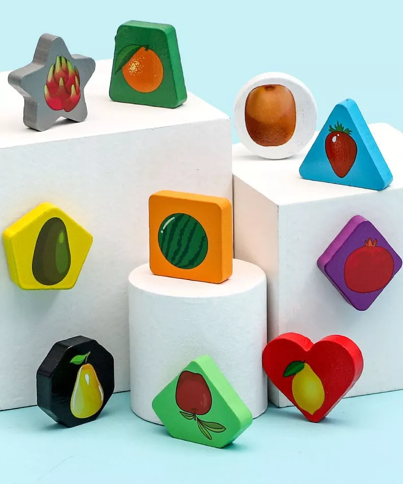 JUEGO DE PESCA MAGNÉTICO DE MADERA MADERAS DE BOSQUE - 4