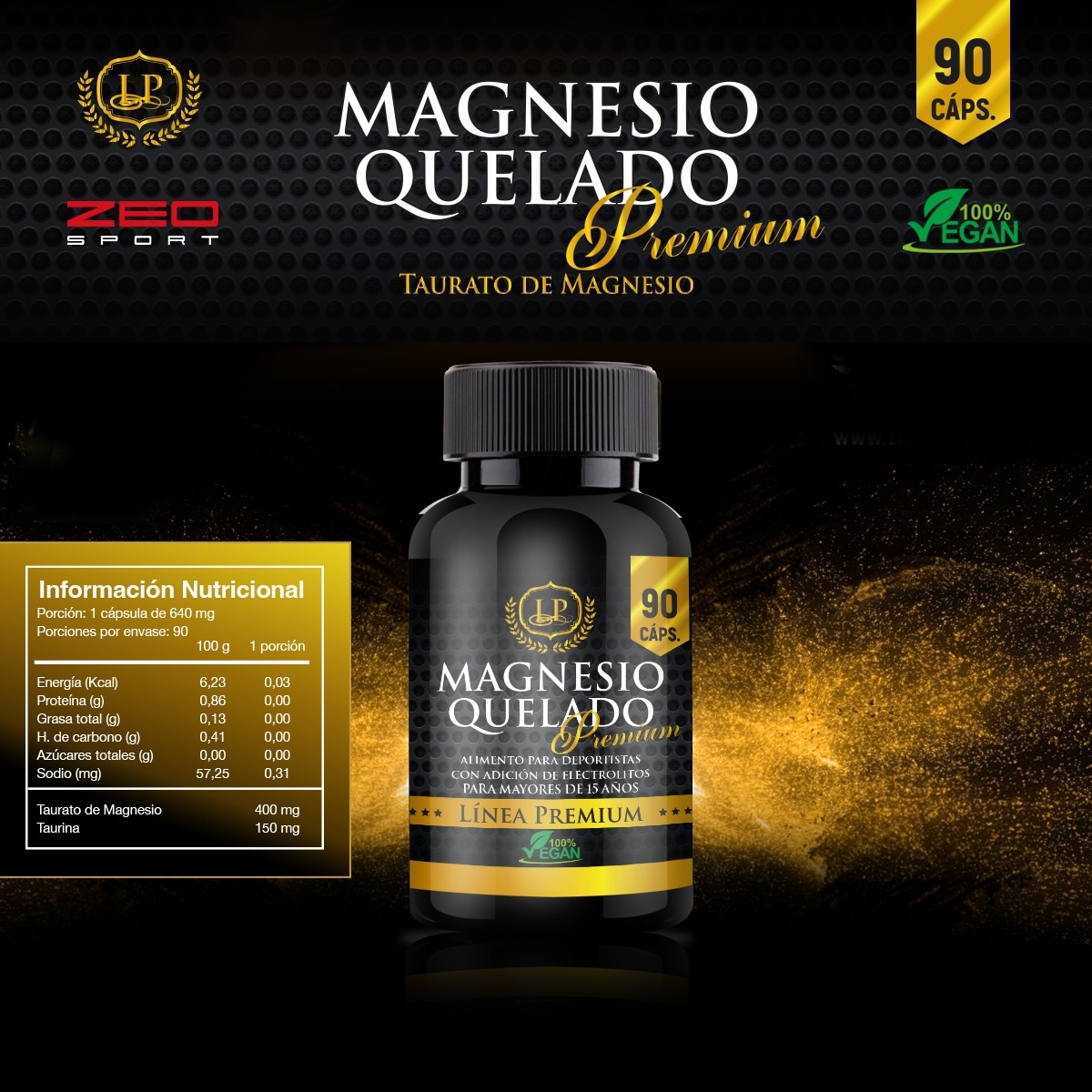 TAUTATO DE MAGNESIO LÍNEA PREMIUM PREMIUM - 1