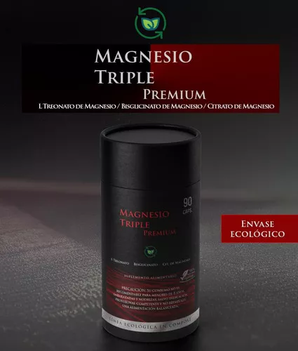 TRIPLE MAGNESIO LÍNEA PREMIUM PREMIUM 90 CAPSULAS PREMIUM - 1
