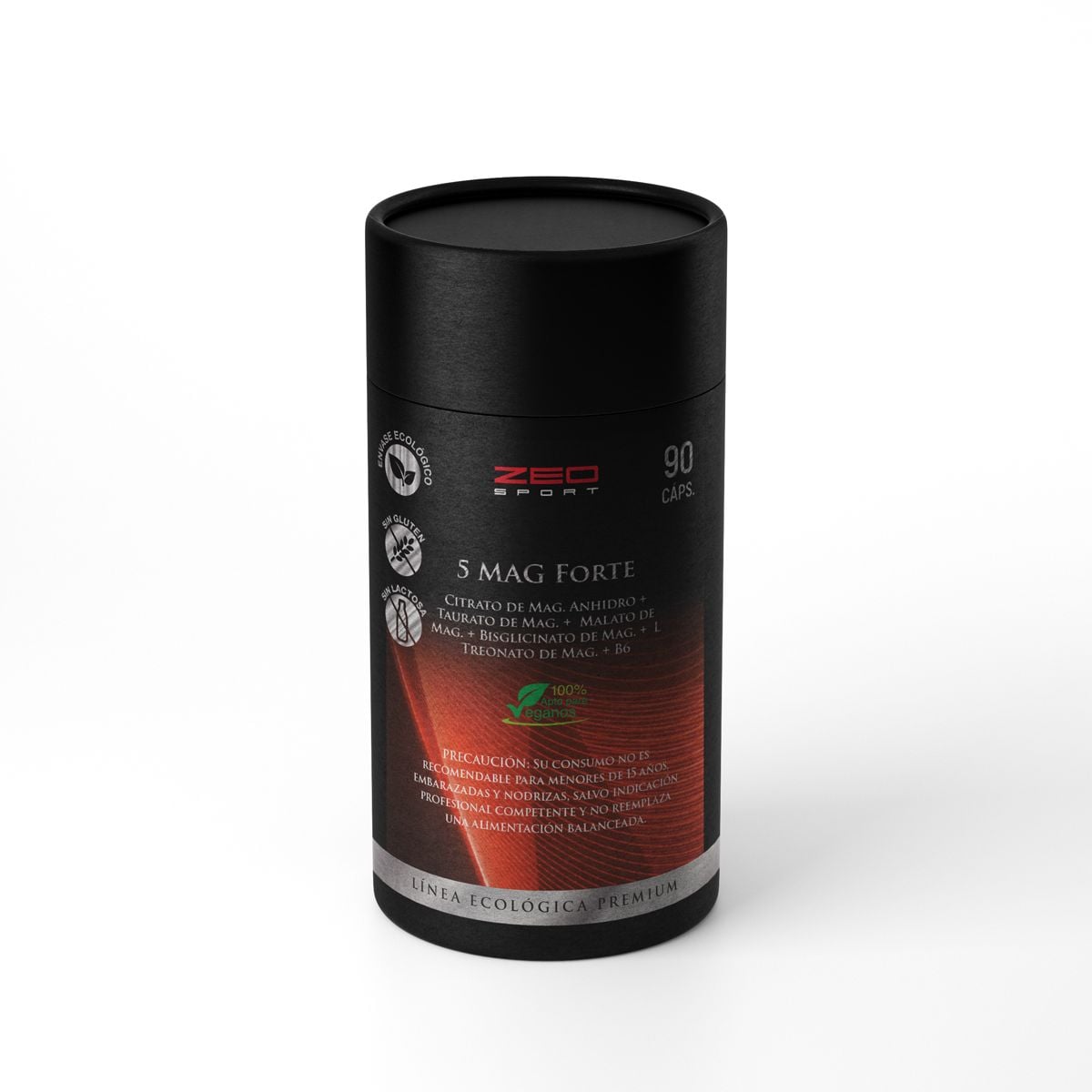 SUPLEMENTO ALIMENTICIO ZEO SPORT 5 MAGNESIO FORTE 90 CAPSULAS PREMIUN - 2