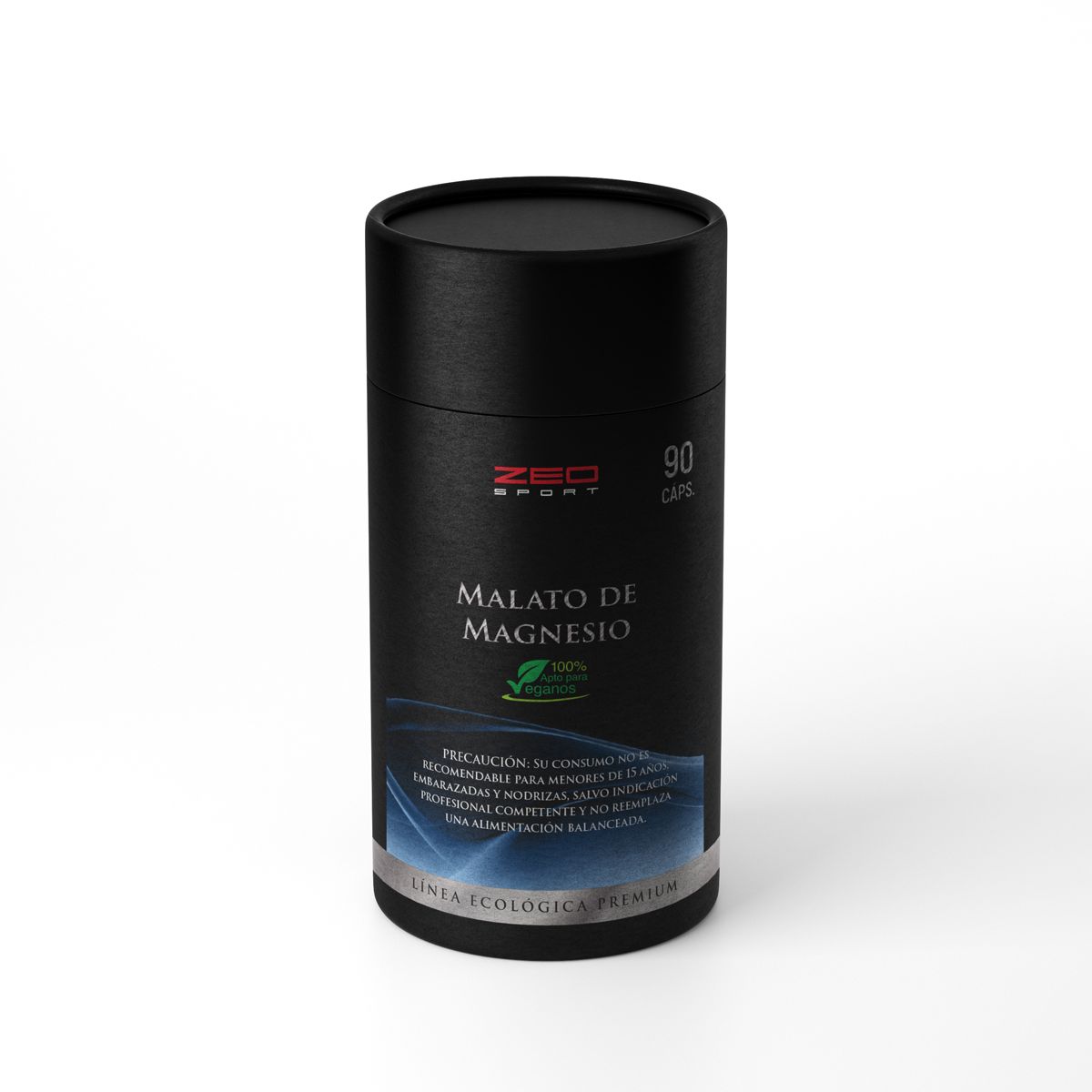 SUPLEMENTO ALIMENTICIO ZEO SPORT MALATO DE MAGNESIO 90 CAPSULAS PREMIUM - 1