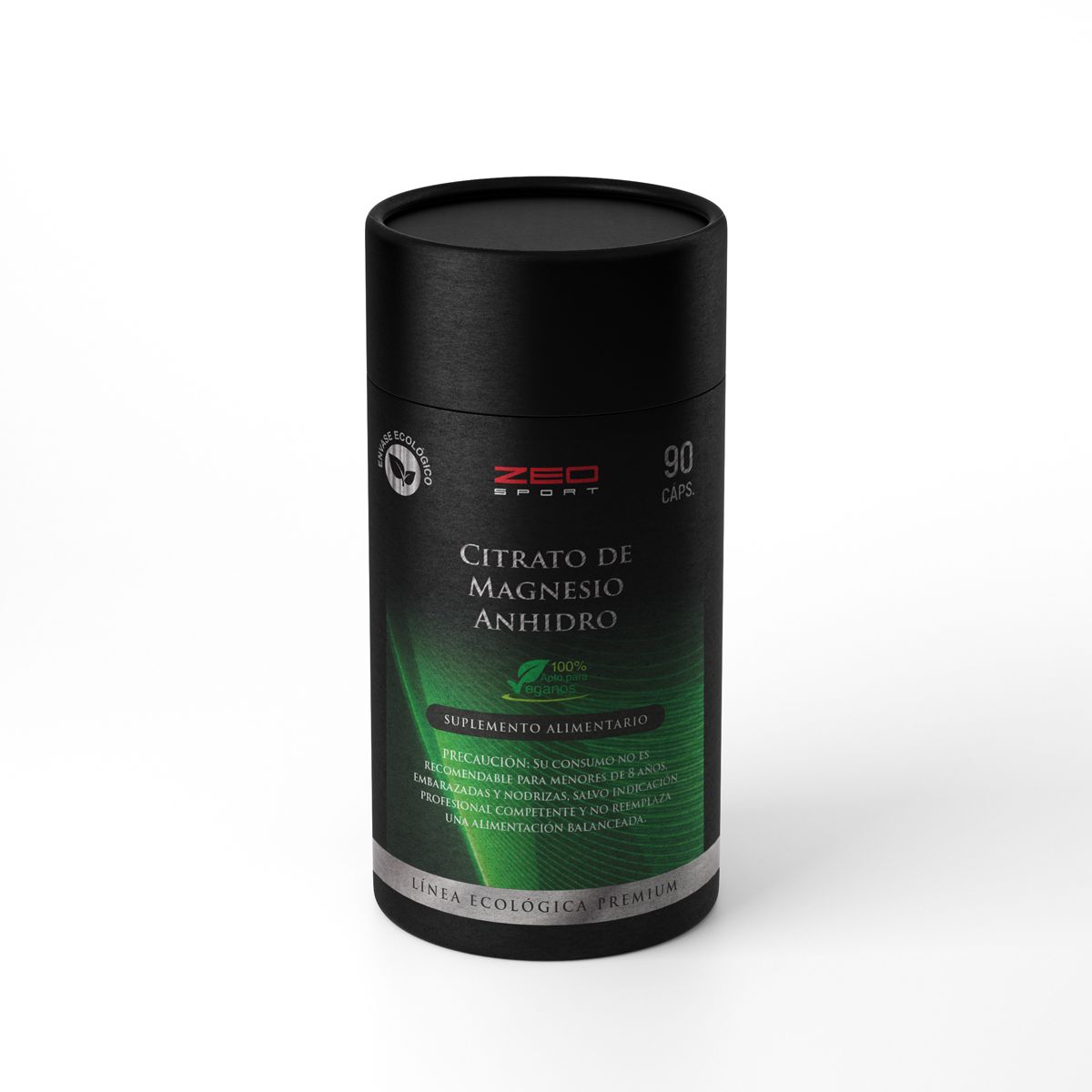 SUPLEMENTO ALIMENTICIO ZEO SPORT CITRATO DE MAGNESIO ANHIDRO 90 CAPSULAS - 2