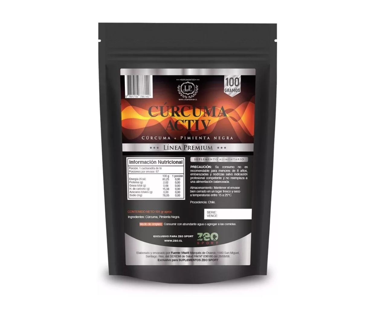 CÚRCUMA ACTIV - CON PIMIENTA NEGRA EN POLVO - 1