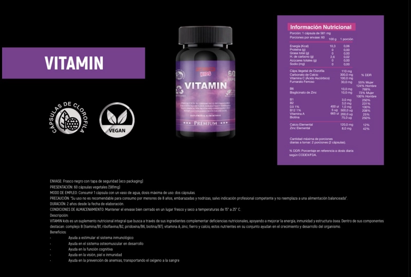 VITAMIN SUPLEMENTOS PARA NIÑOS - 1