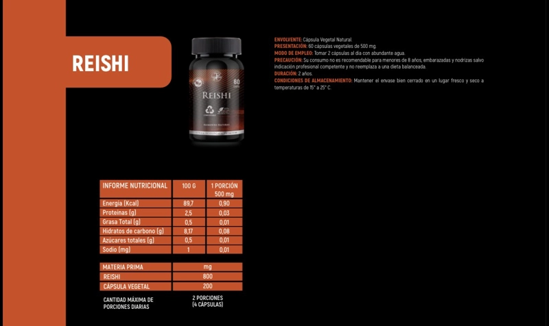 REISHI X 60 CAPSULAS - 1