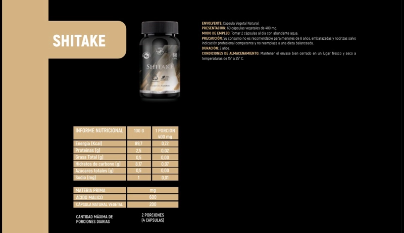 SHITAKE EN CAPSULAS - 1