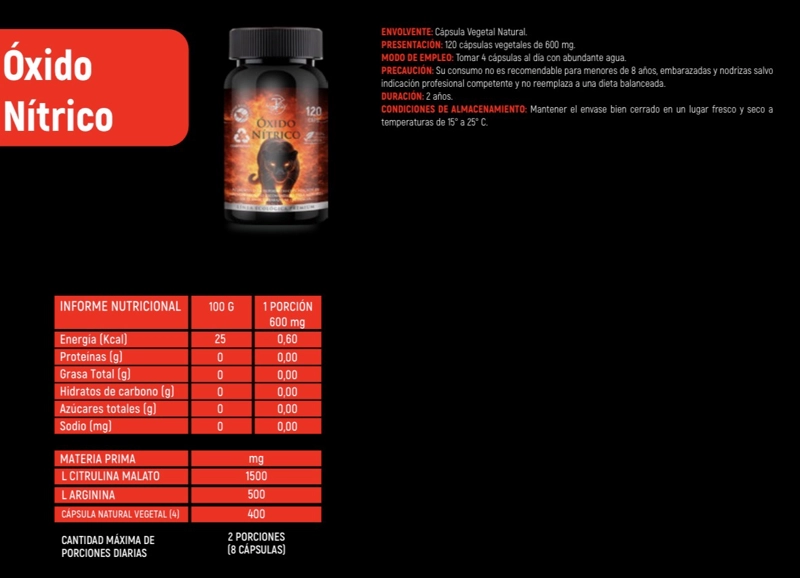 OXIDO NITRICO EN CAPSULAS - 1