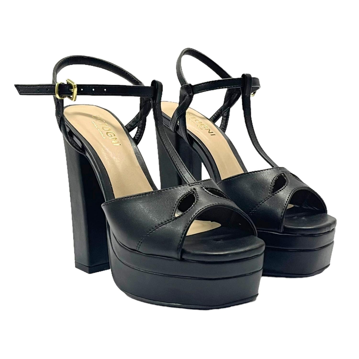 SANDALIAS MUJER DETOGNI NEGRO THAIS - 4
