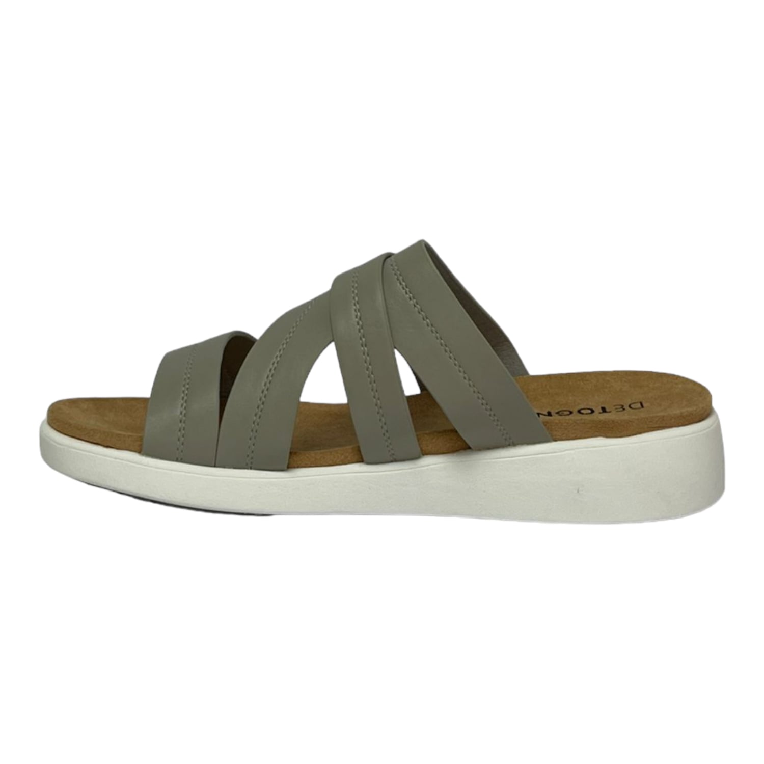 SANDALIA MUJER GRIS MARTA DETOGNI - 3