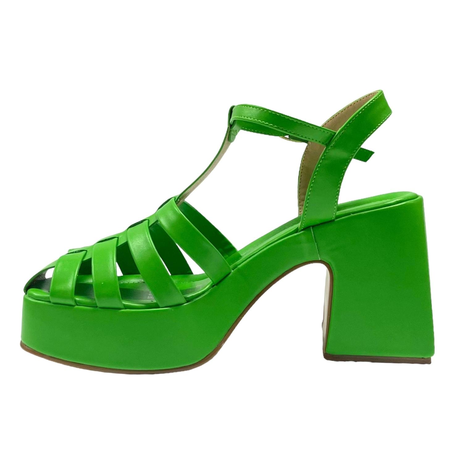 SANDALIAS MUJER DETOGNI VERDE CARRIE - 3