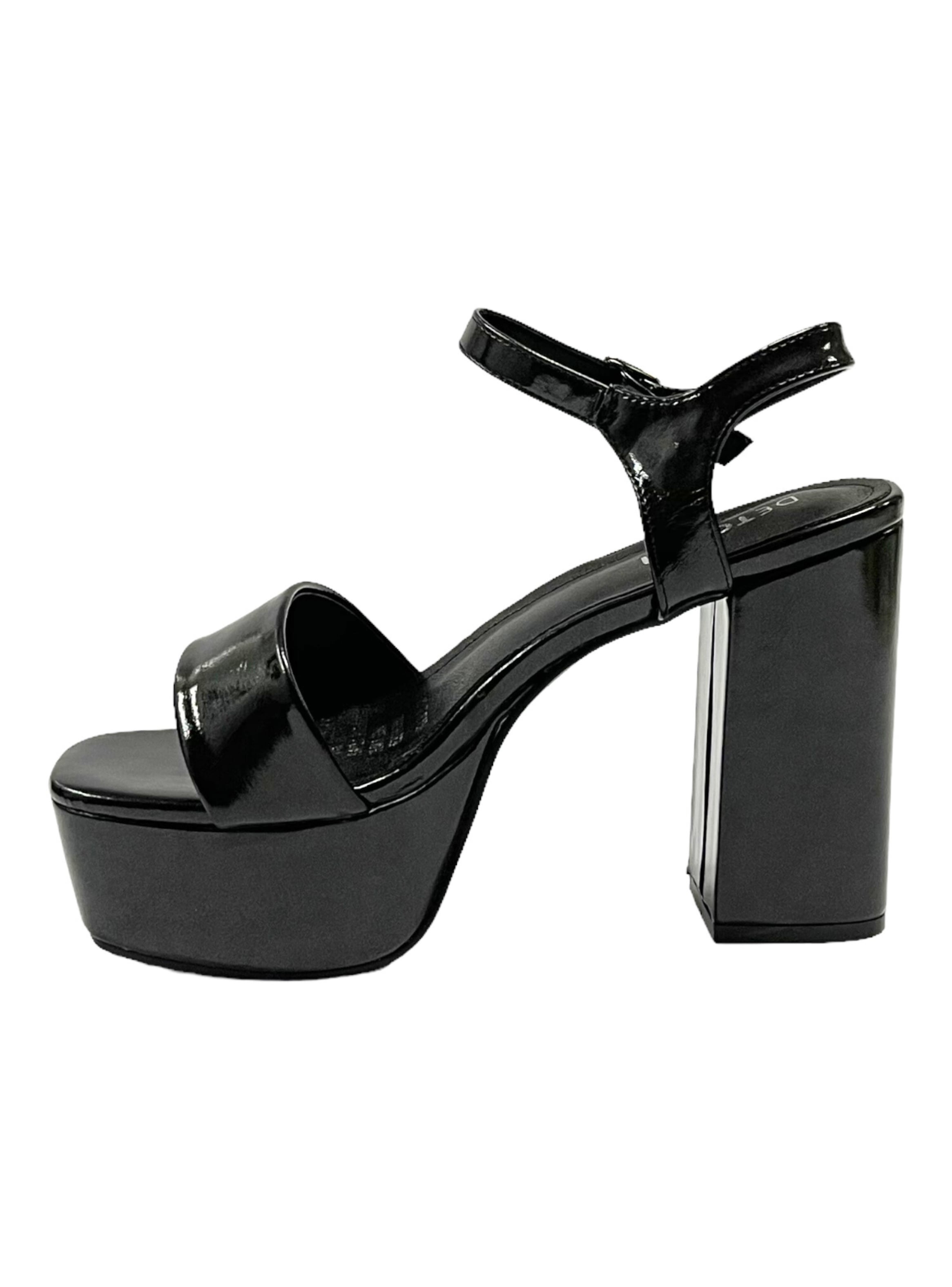 SANDALIAS MUJER DETOGNI NEGRO SAMANTA - 2