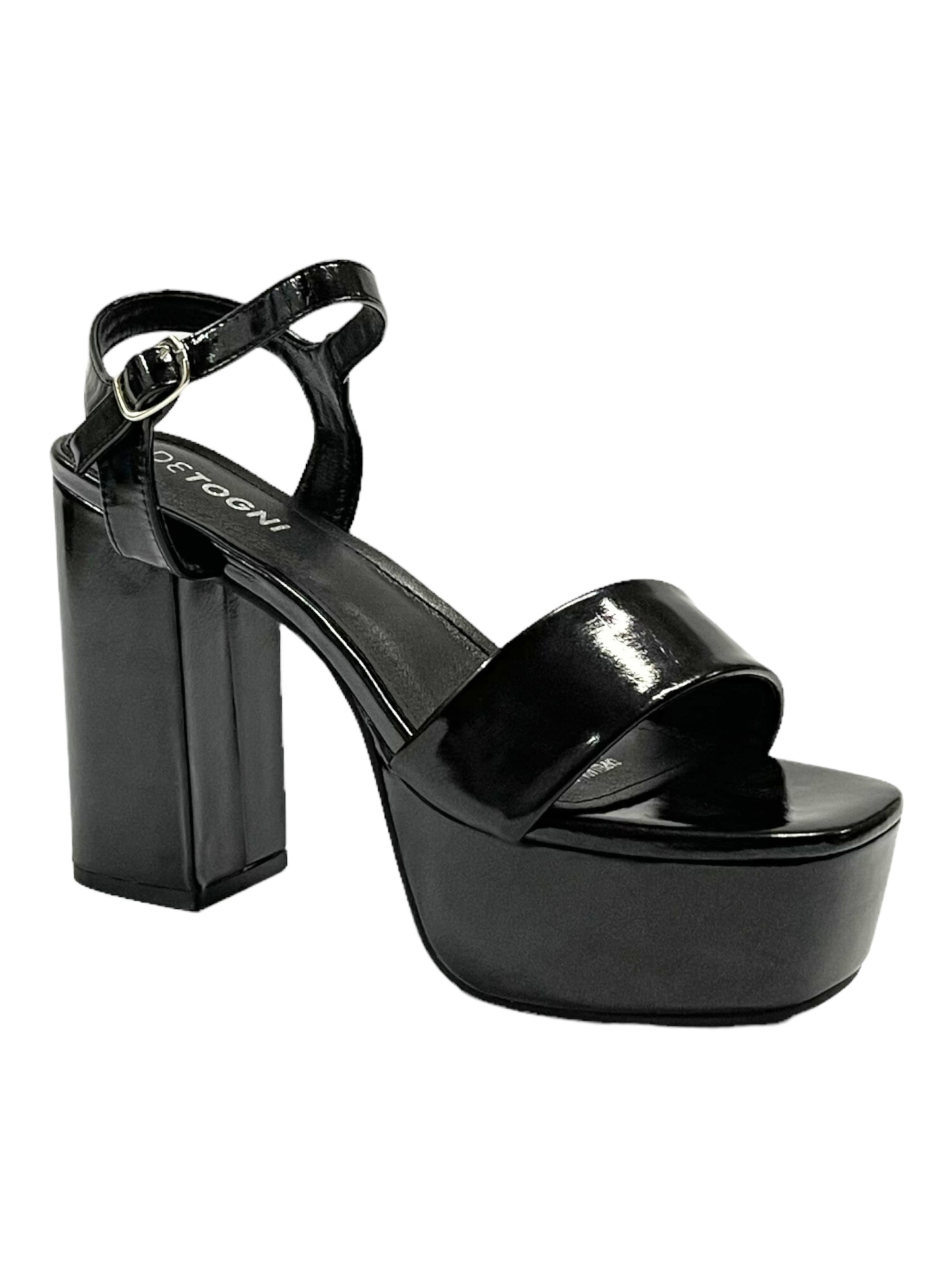 SANDALIAS MUJER DETOGNI NEGRO SAMANTA - 3
