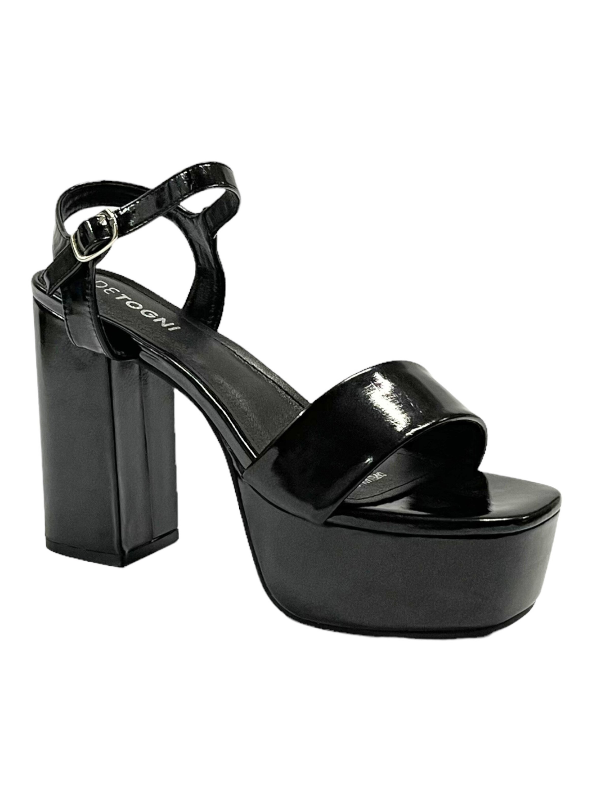 SANDALIAS MUJER DETOGNI NEGRO SAMANTA - 3