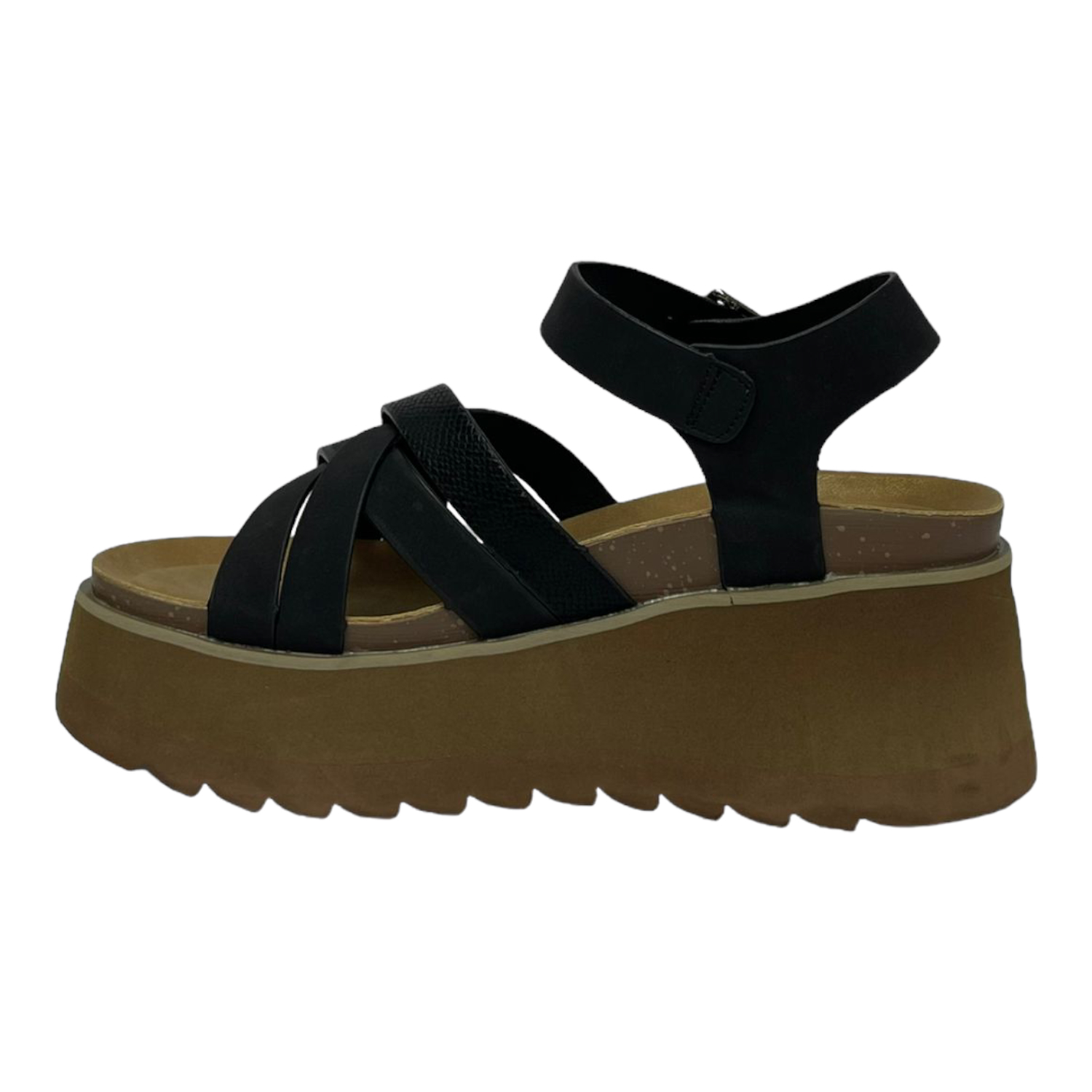 SANDALIAS MUJER DETOGNI NEGRO PAZ - 3