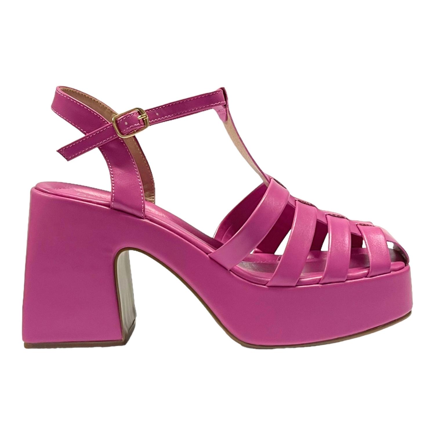 SANDALIAS MUJER DETOGNI FUCSIA CARRIE - 1