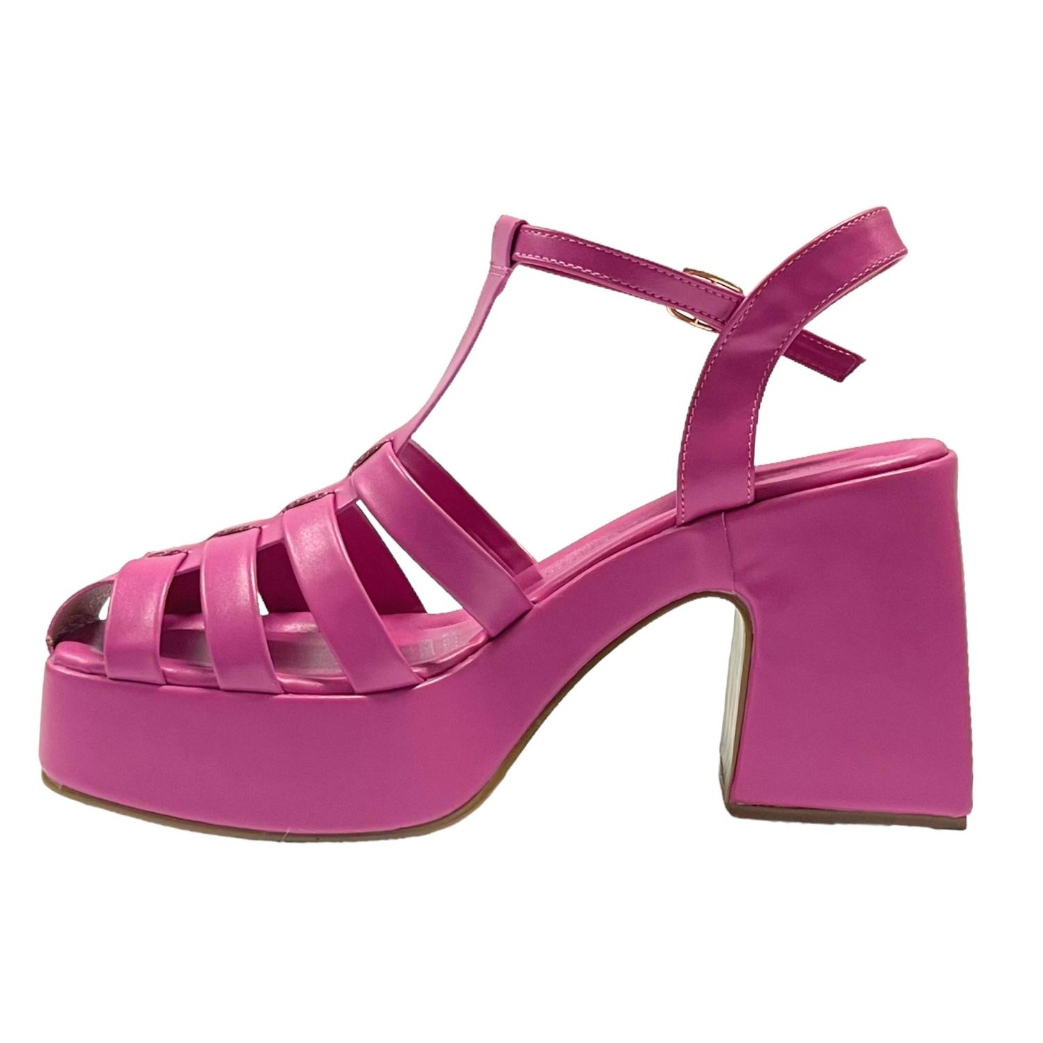 SANDALIAS MUJER DETOGNI FUCSIA CARRIE - 3