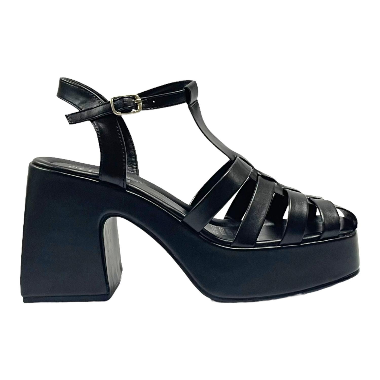 SANDALIAS MUJER DETOGNI NEGRO CARRIE - 1