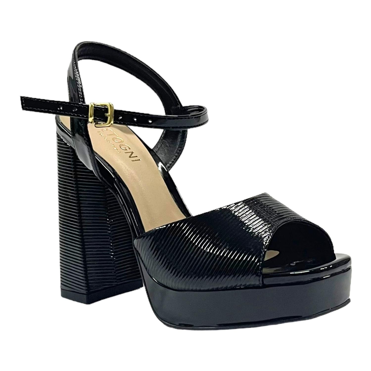 SANDALIAS MUJER DETOGNI NEGRO ALESANDRA - 2