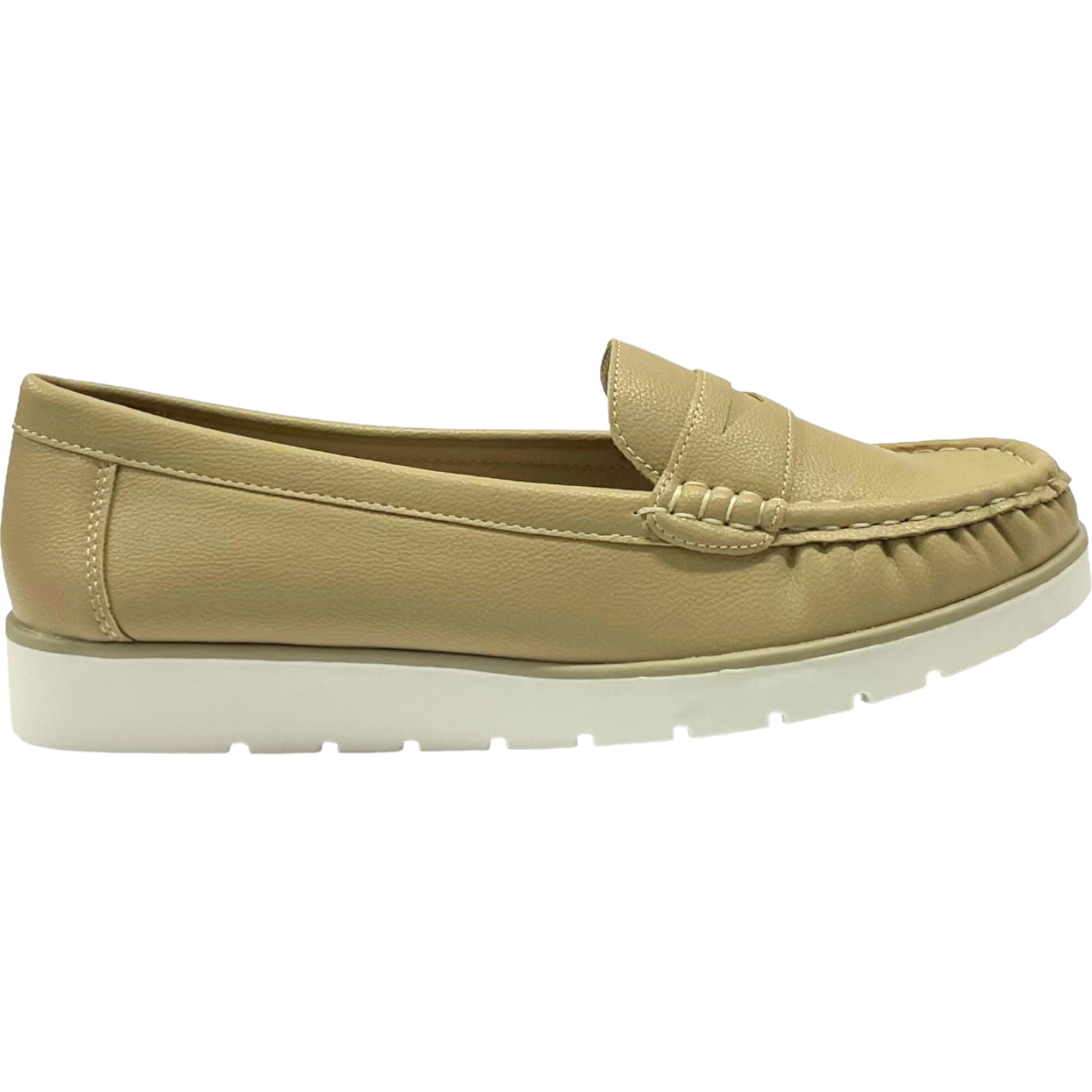 MOCASINES MUJER DETOGNI BEIGE AMANDA - 1