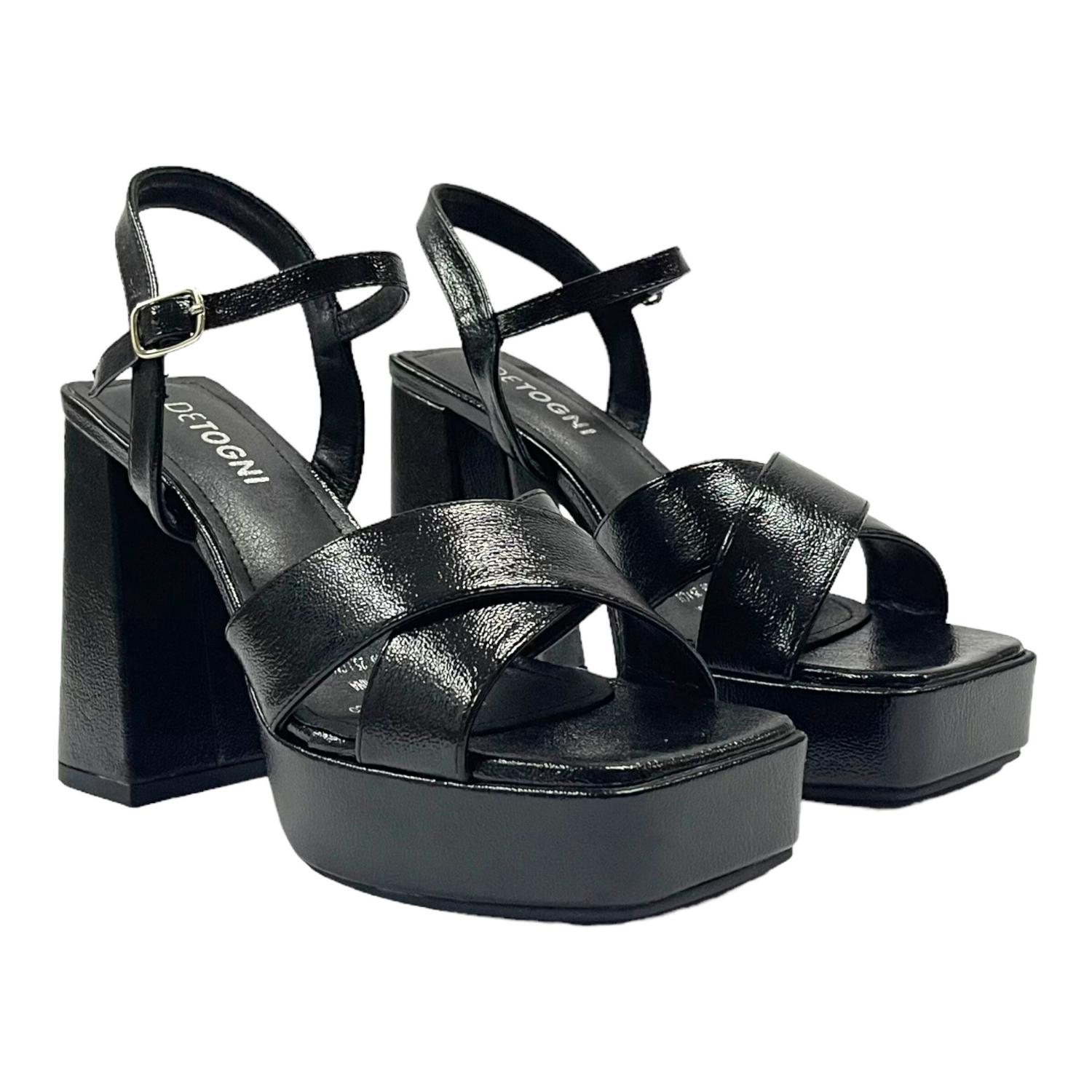 SANDALIA MUJER NEGRO FABIANA DETOGNI - 4