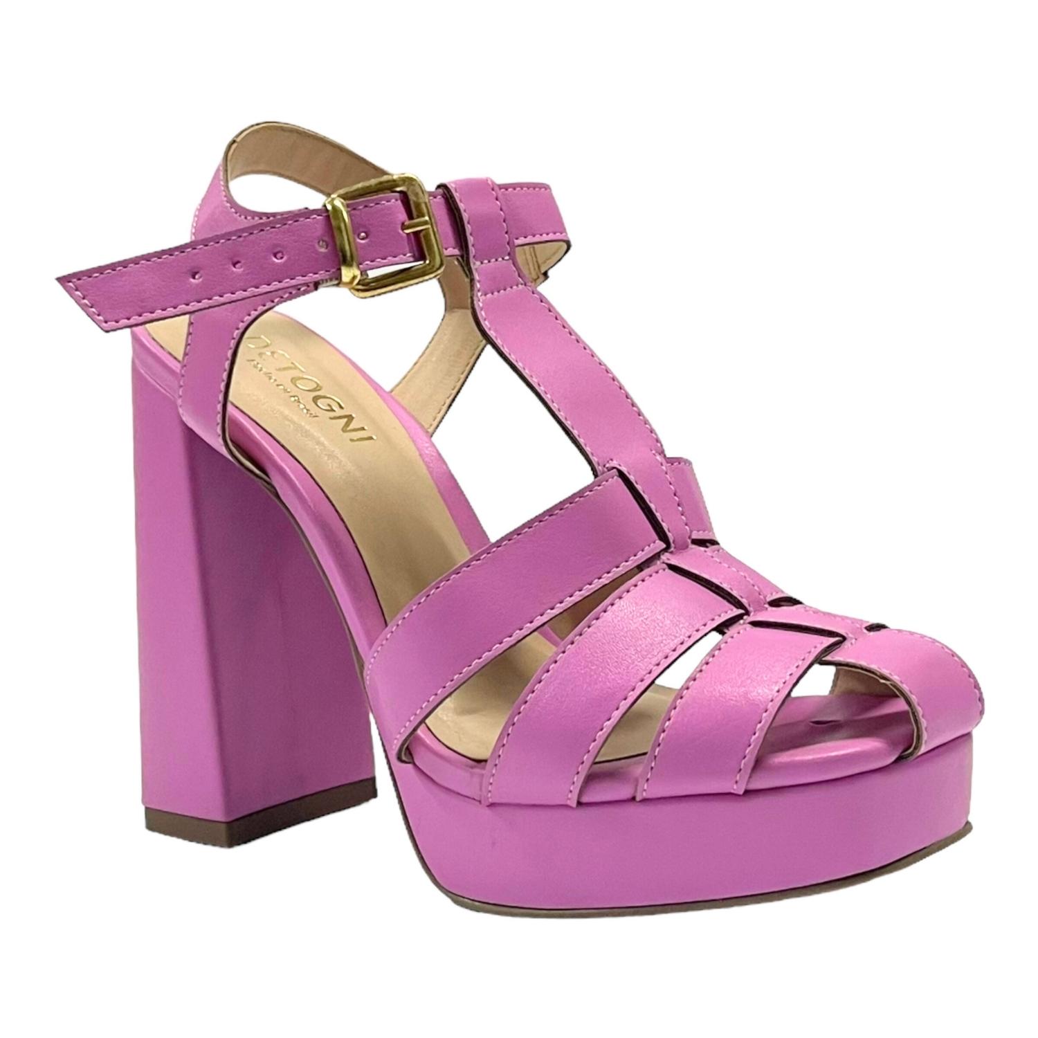 SANDALIAS MUJER DETOGNI FUCSIA LUANA - 2