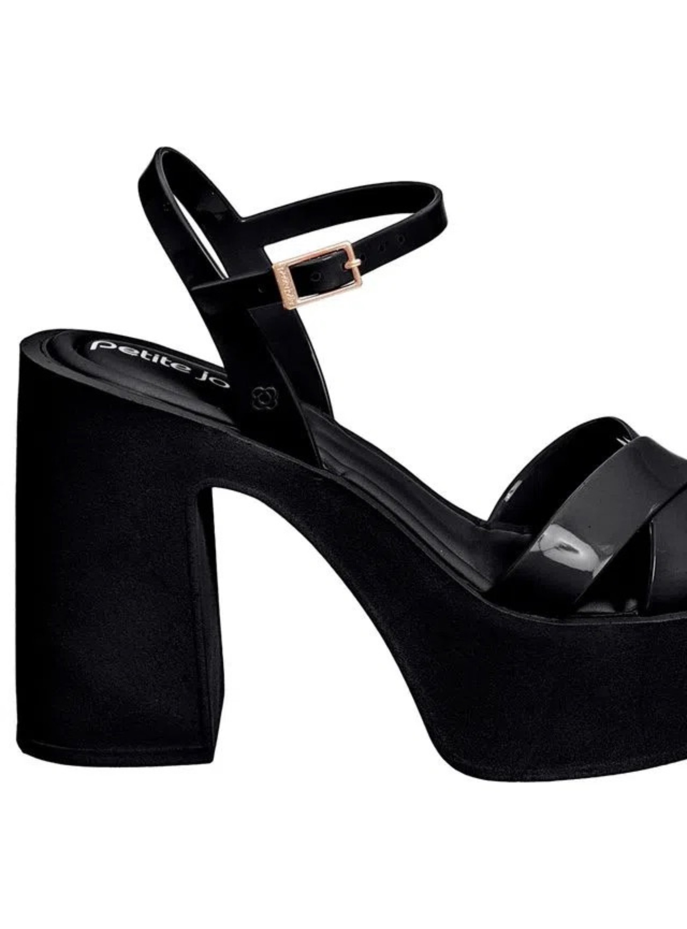 SANDALIAS MUJER PETITE JOLIE NEGRO GLAM - 2