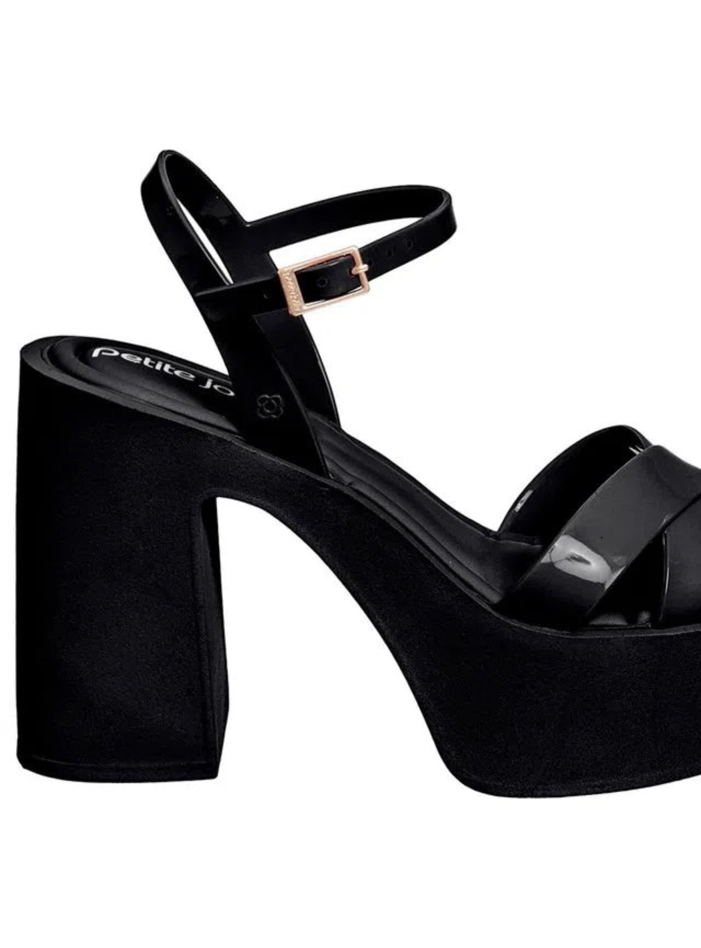 SANDALIAS MUJER PETITE JOLIE NEGRO GLAM - 2