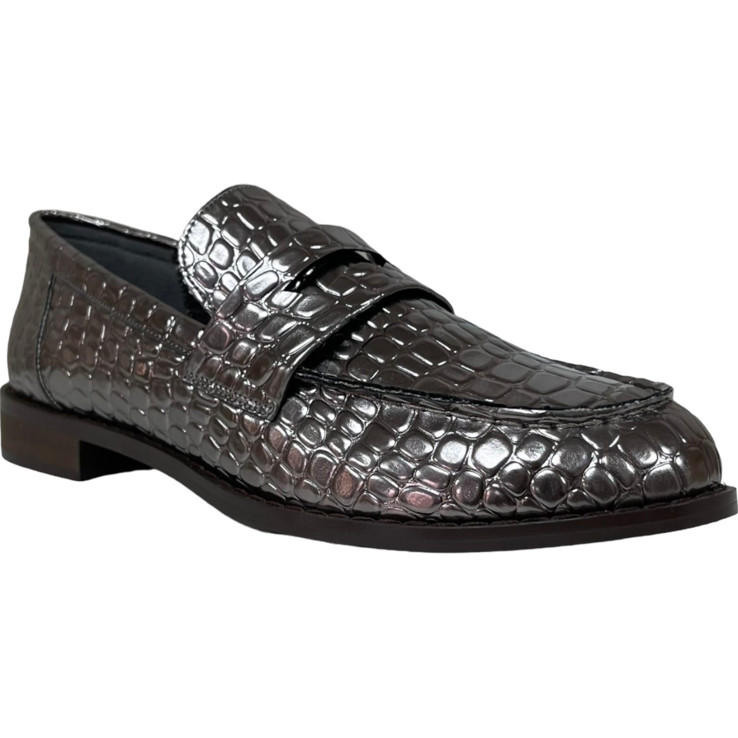MOCASINES MUJER DETOGNI PLATEADO SALAMANCA - 2