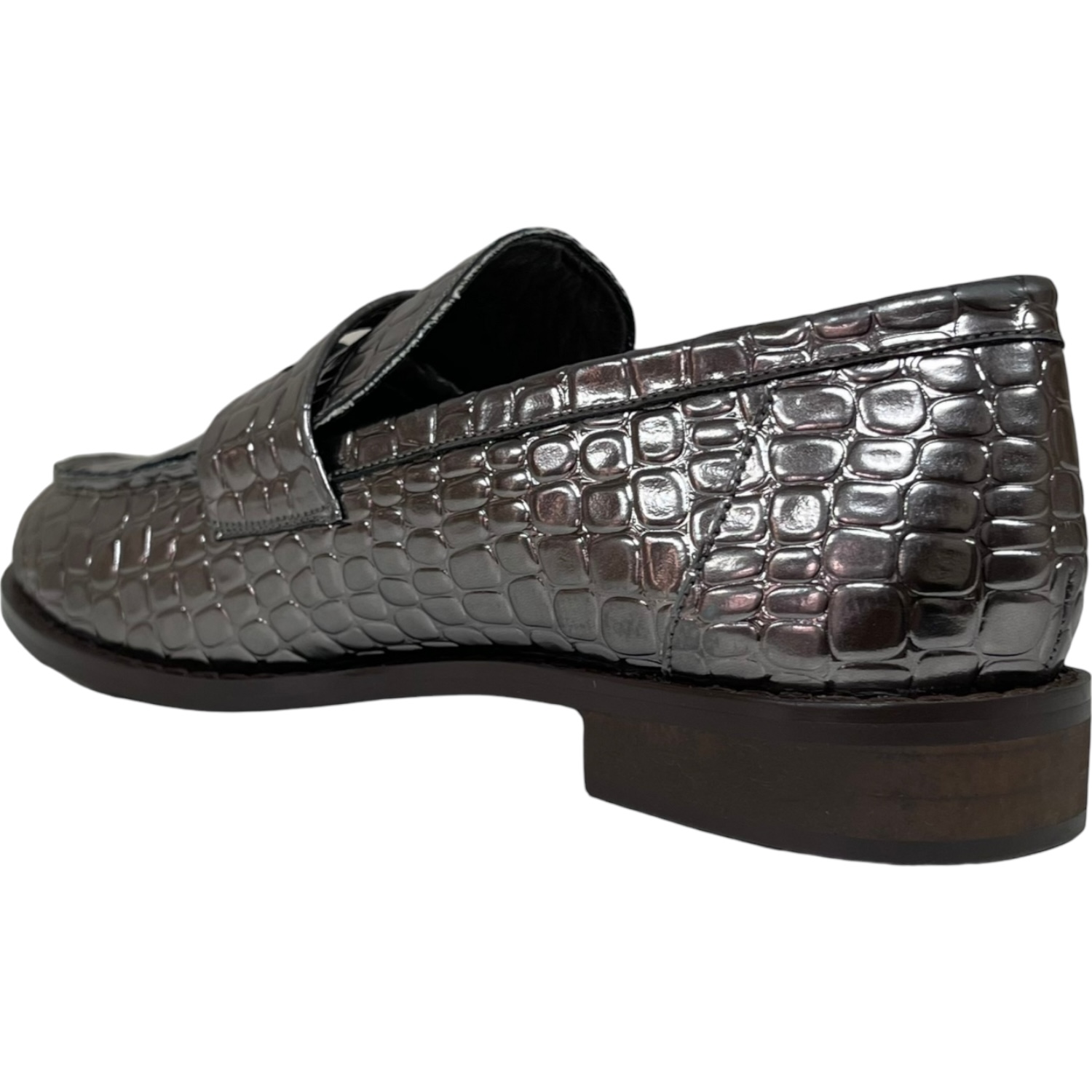 MOCASINES MUJER DETOGNI PLATEADO SALAMANCA - 4