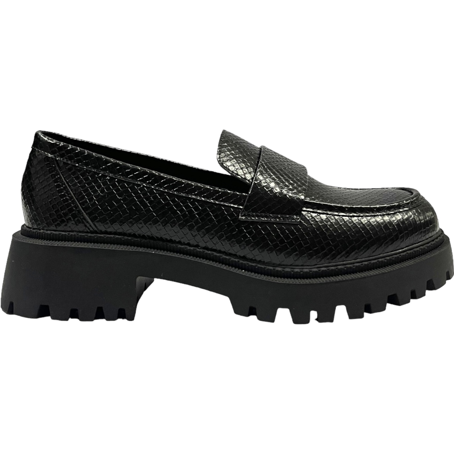 MOCASINES MUJER DETOGNI NEGRO SAVONA - 1