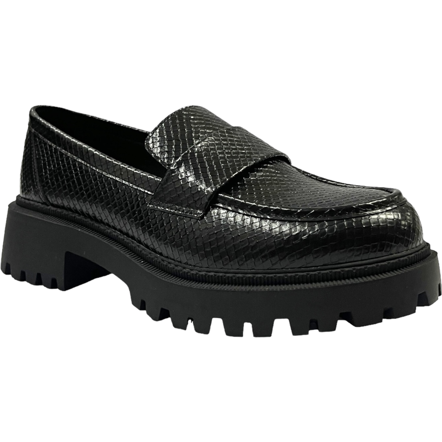 MOCASINES MUJER DETOGNI NEGRO SAVONA - 2