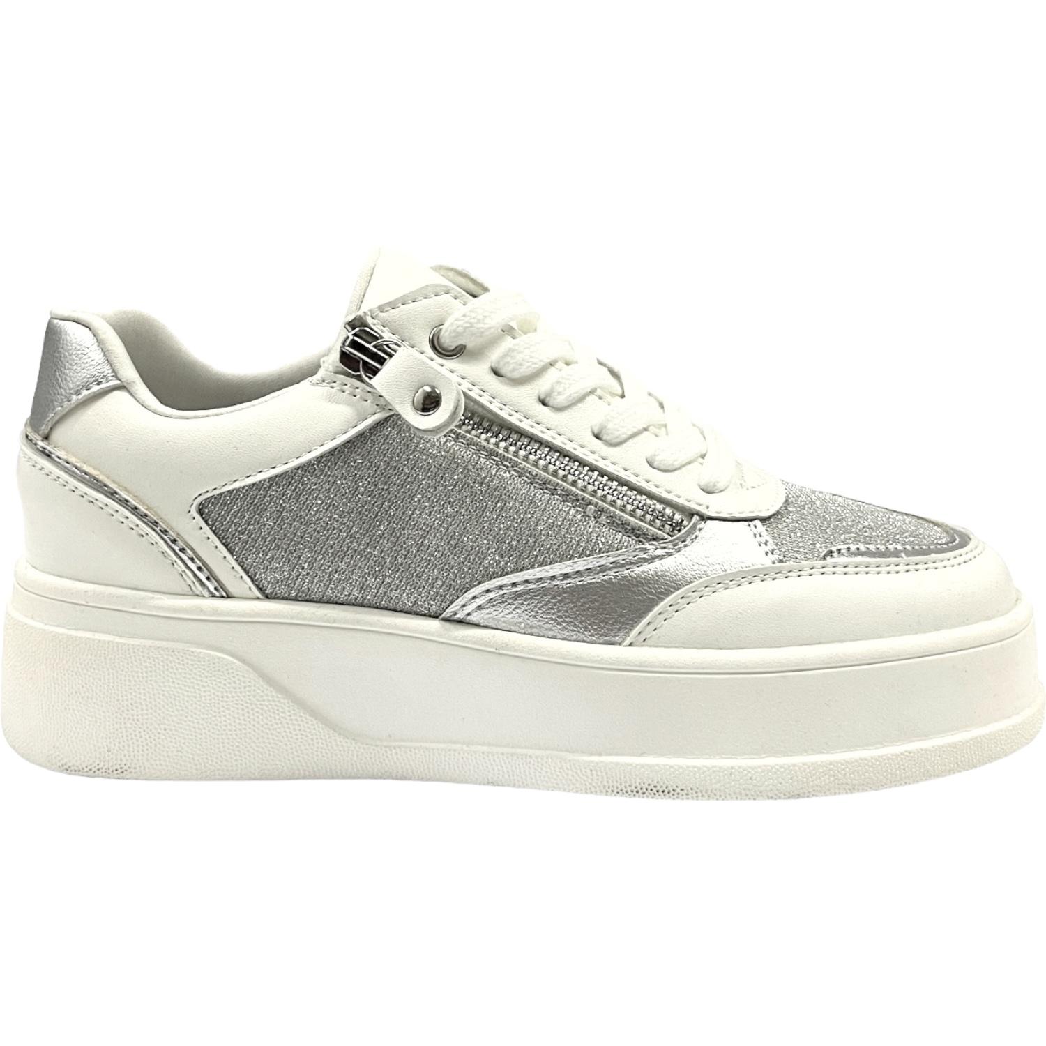 ZAPATILLA MUJER PLATEADO METALLIC DETOGNI - PLATEADO - 41 - 1