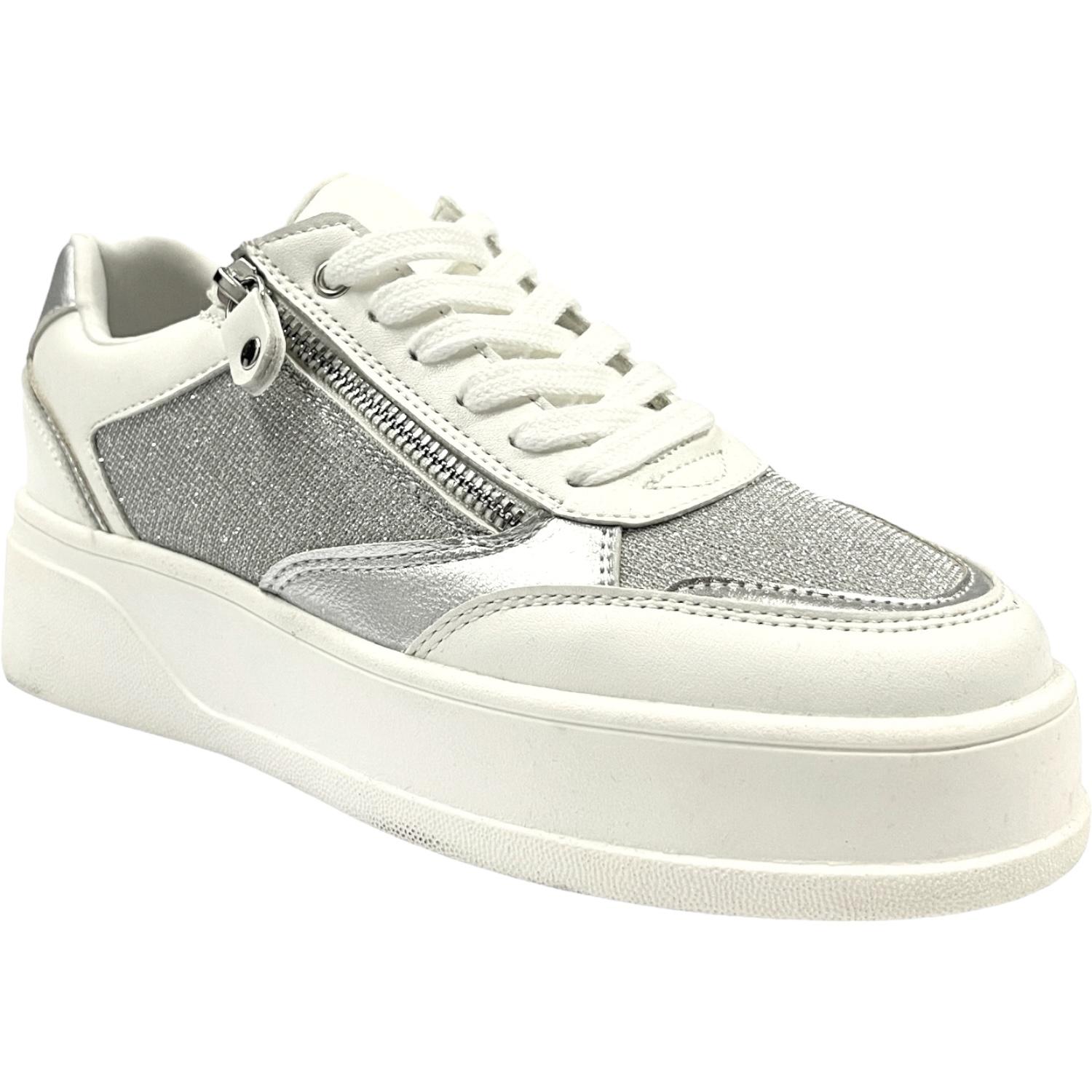ZAPATILLA MUJER PLATEADO METALLIC DETOGNI - PLATEADO - 41 - 2