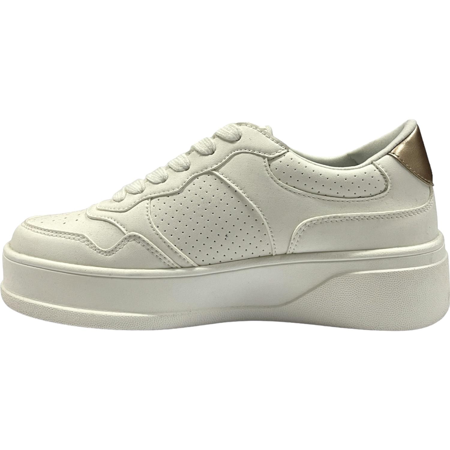 ZAPATILLA MUJER BLANCO CHIC DETOGNI - BLANCO - 41 - 4