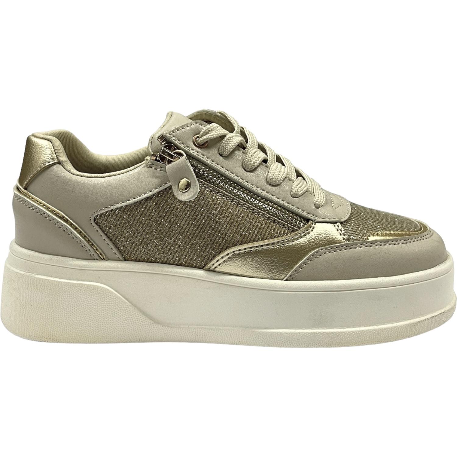 ZAPATILLA MUJER DORADO METALLIC DETOGNI - DORADO - 41 - 1