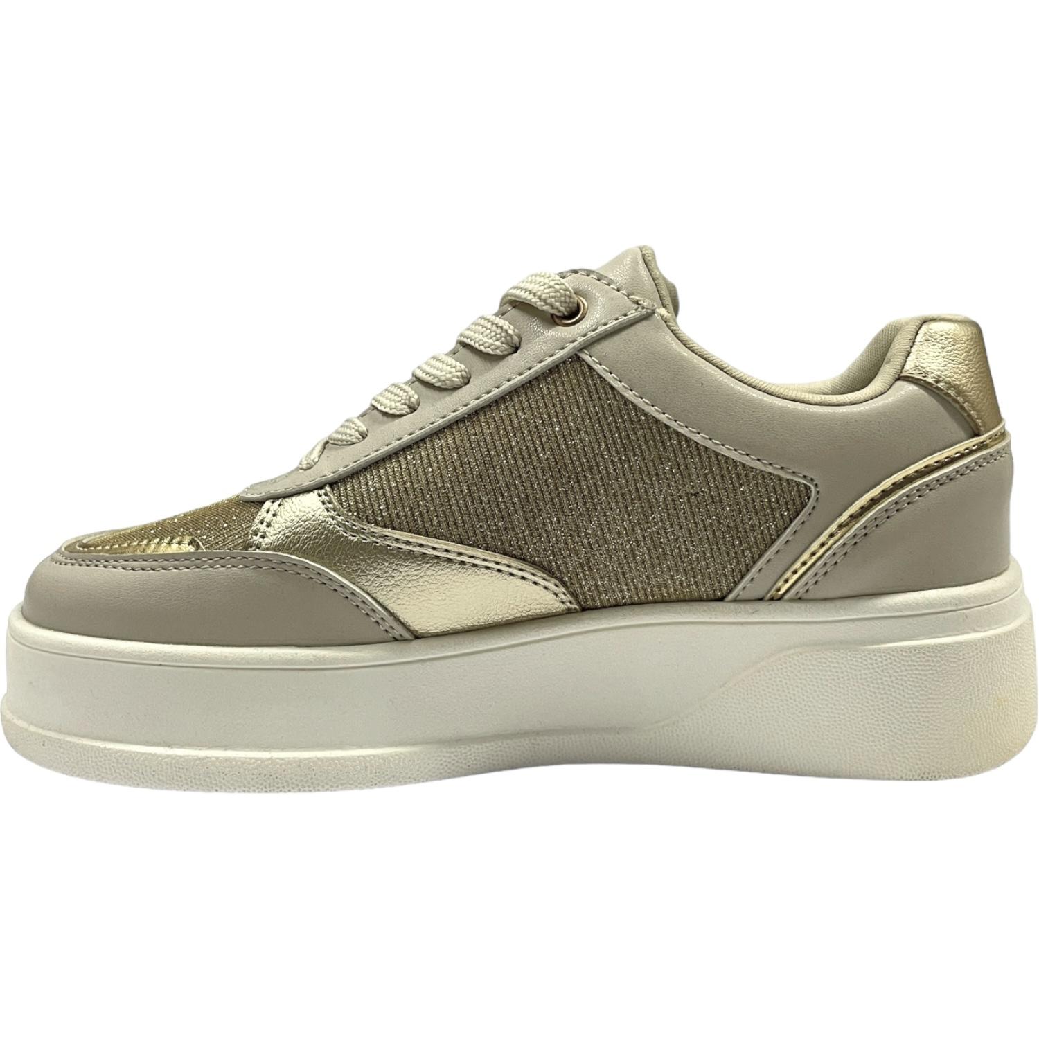 ZAPATILLA MUJER DORADO METALLIC DETOGNI - DORADO - 41 - 3