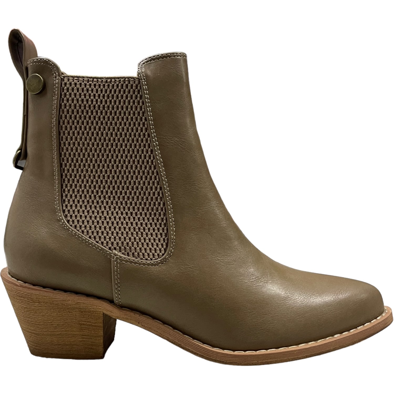 BOTIN MUJER TAUPE LAX DETOGNI - 1