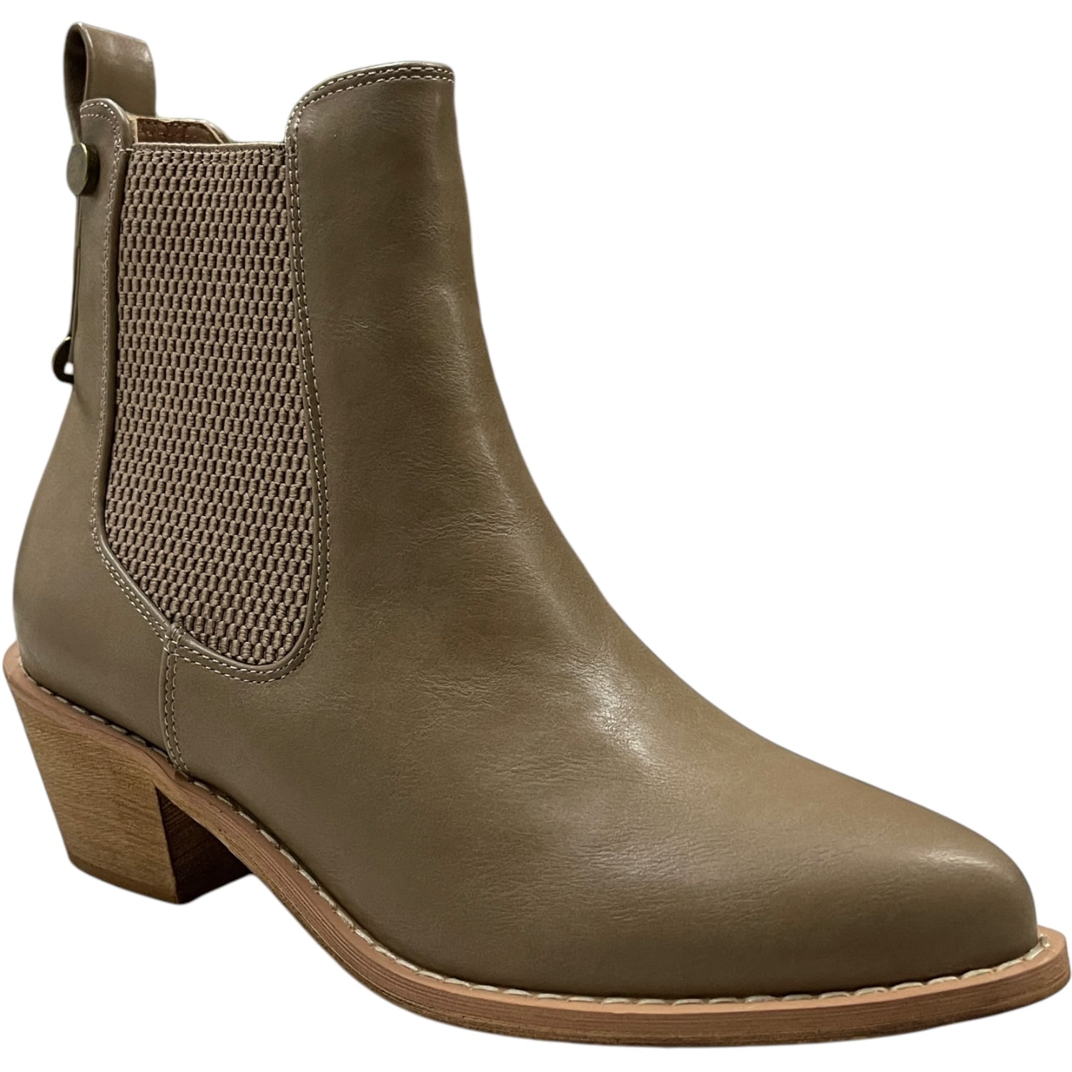 BOTIN MUJER TAUPE LAX DETOGNI - 2